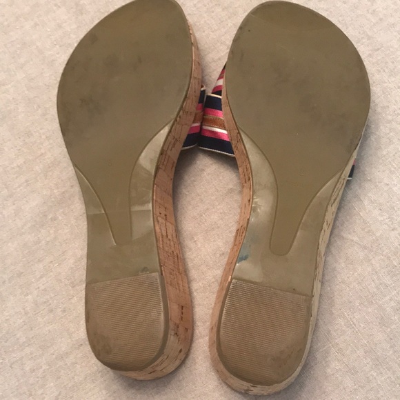 SALE!! Talbots Ribbon Slides - Picture 4 of 6